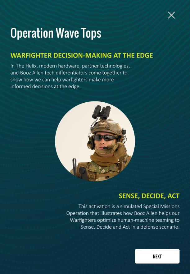 Activation card, teal variant