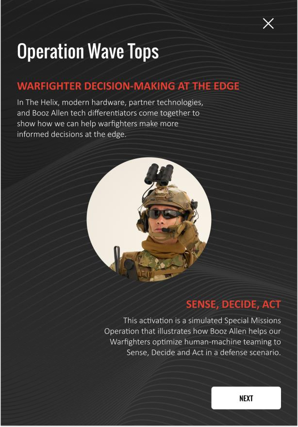 Activation card, dark variant