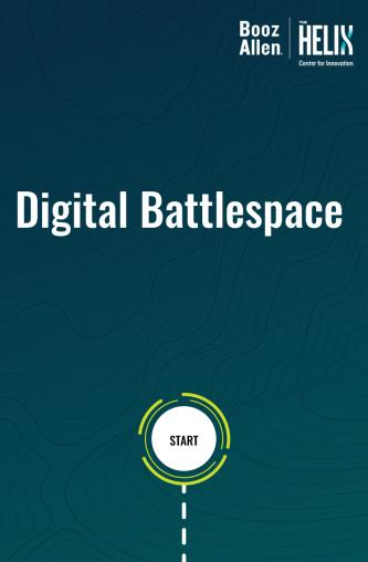 High-fidelity Digital Battlespace screen