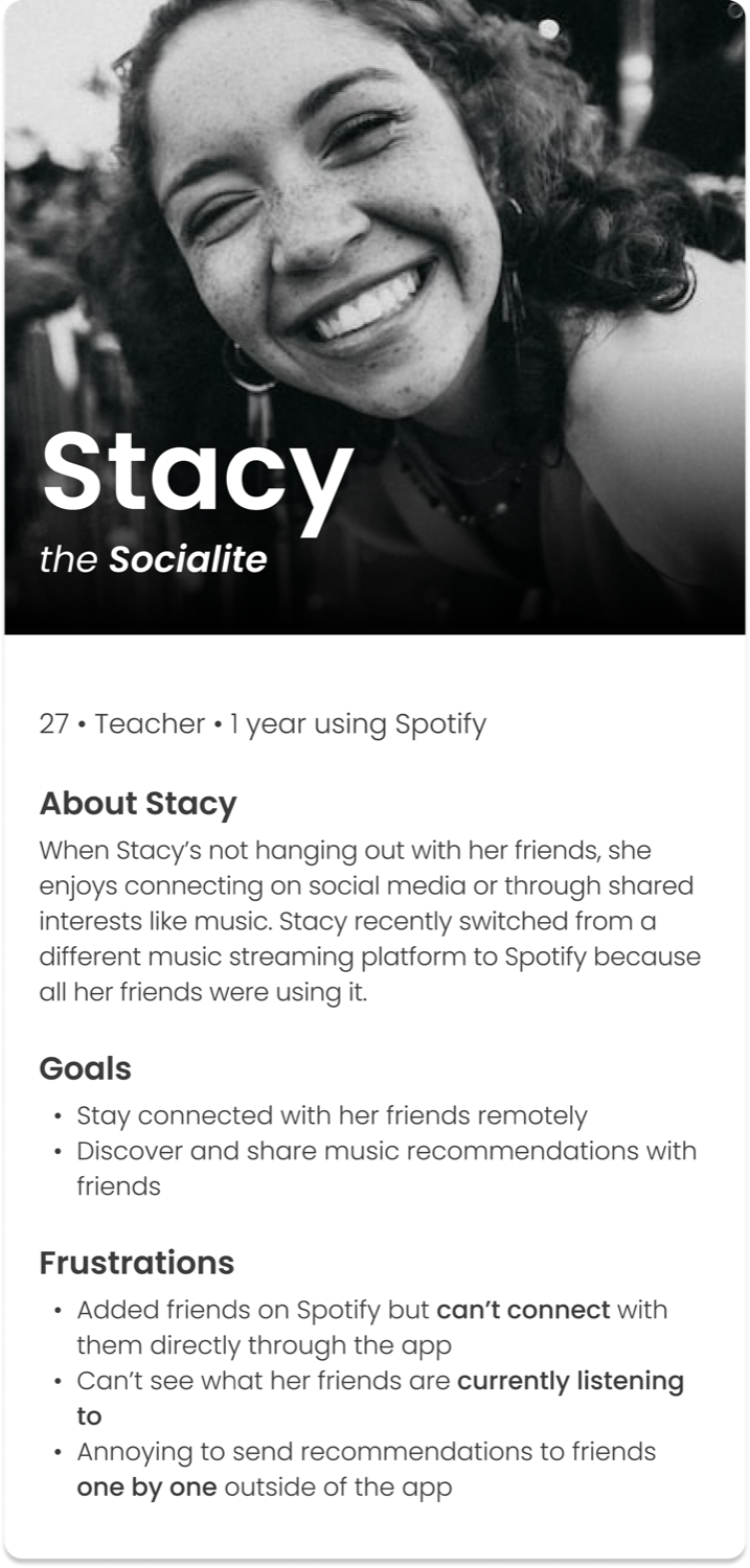 Persona: Stacy, the Socialite