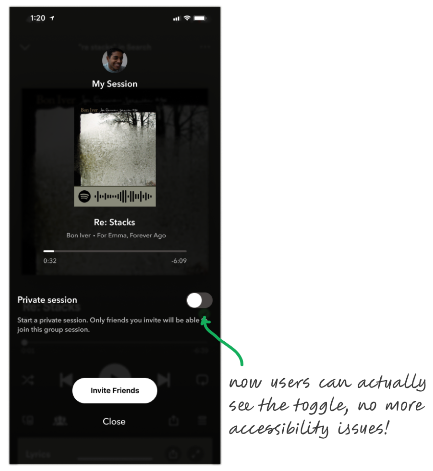 Improved notifications page