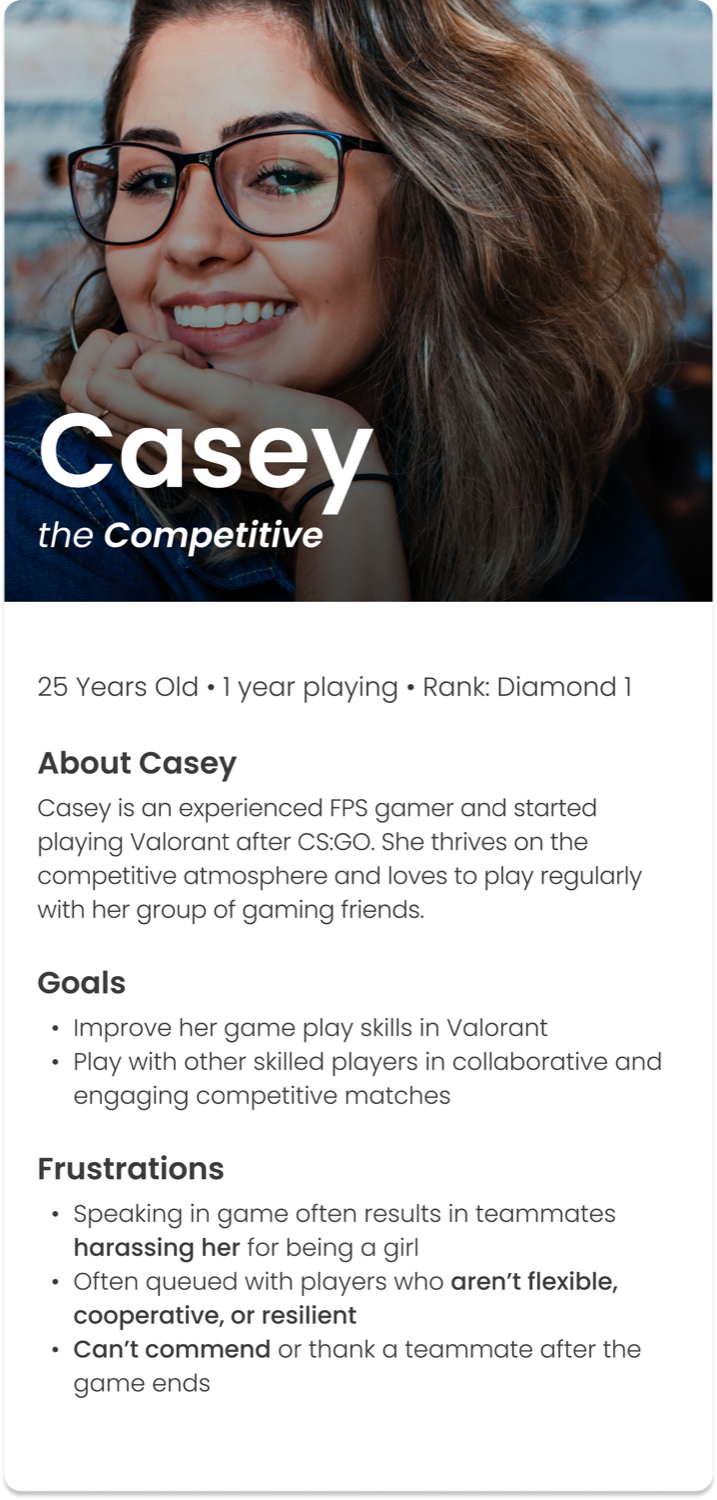 Persona: Casey, the Competitive