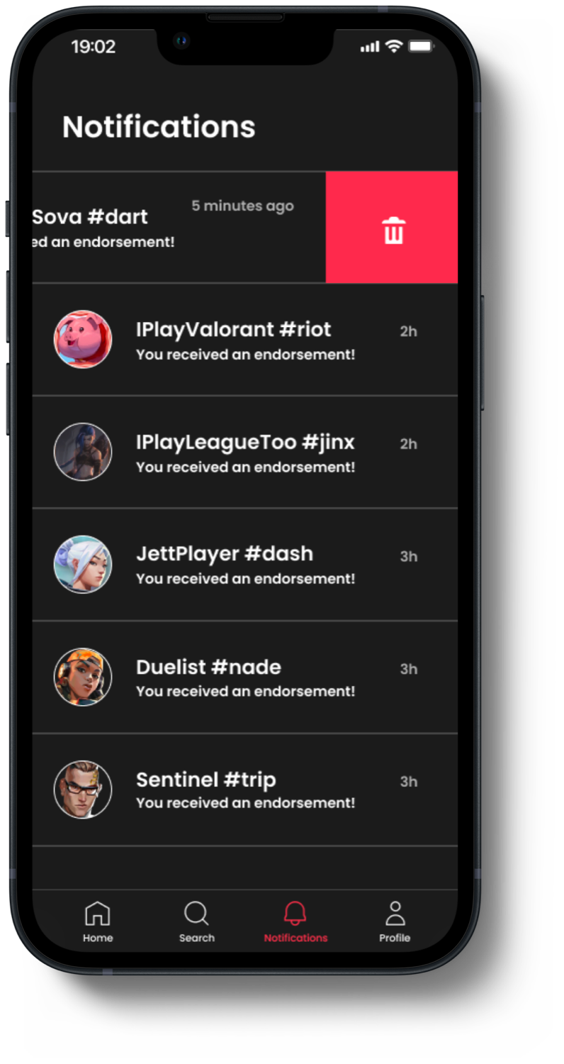 High-fidelity wireframe