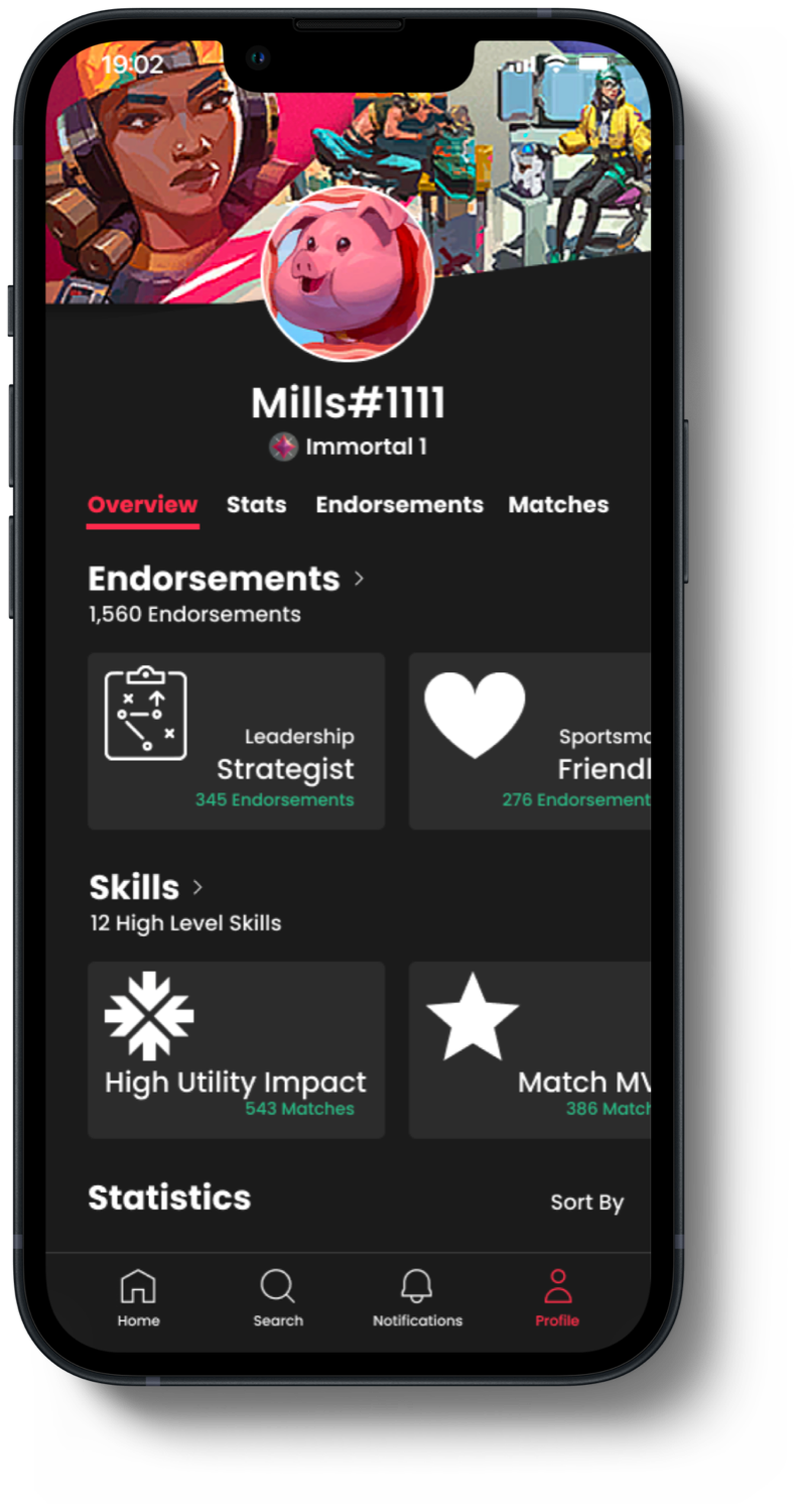 High-fidelity wireframe